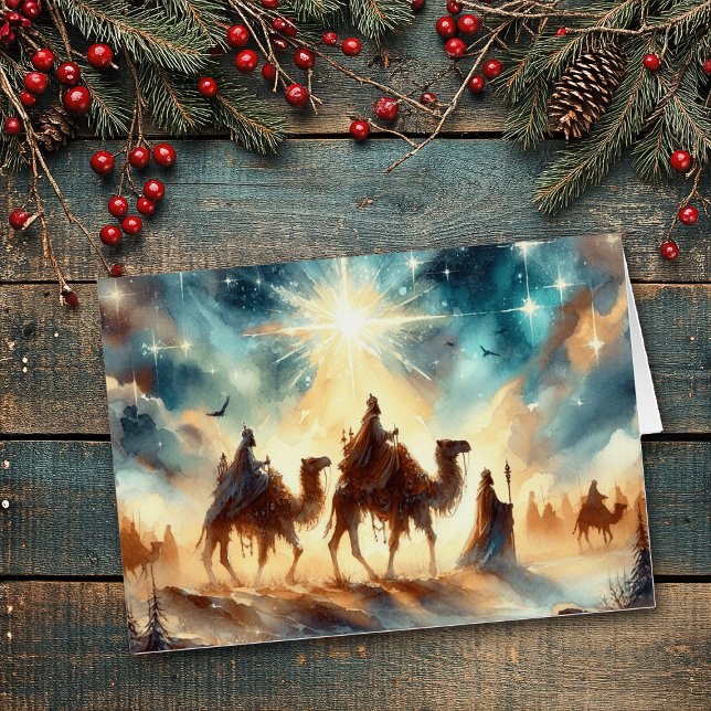 Estrella de Belén con Magi siguiendo Navidades (Subido por el creador)