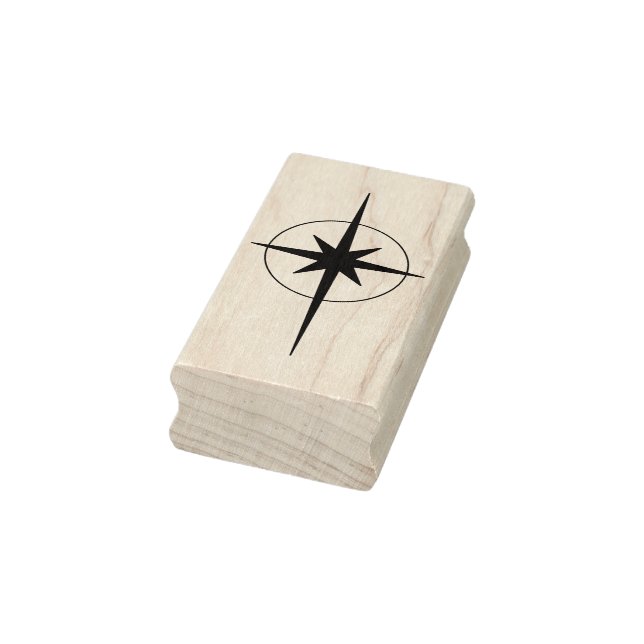 Estrella de Belén Navidad sello de arte caucho (Sello)