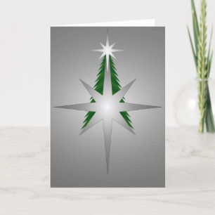 Estrella de Belén para árbol de Navidad (Plata)