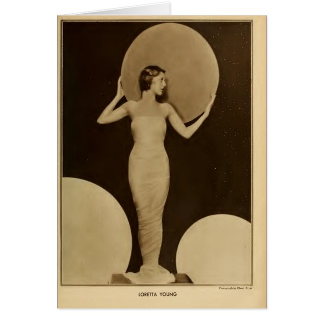 Estrella de cine hermosa del retrato de Loretta (Frente)