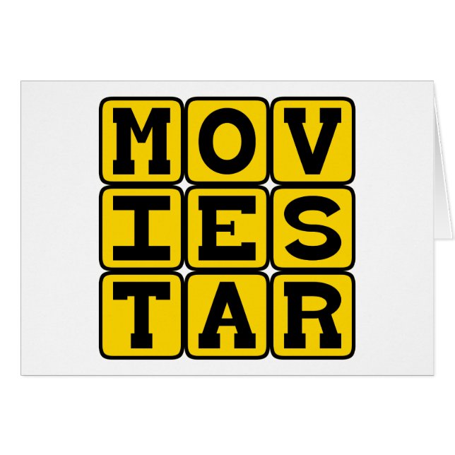 Estrella de cine, popular actor (Anverso (Horizontal))