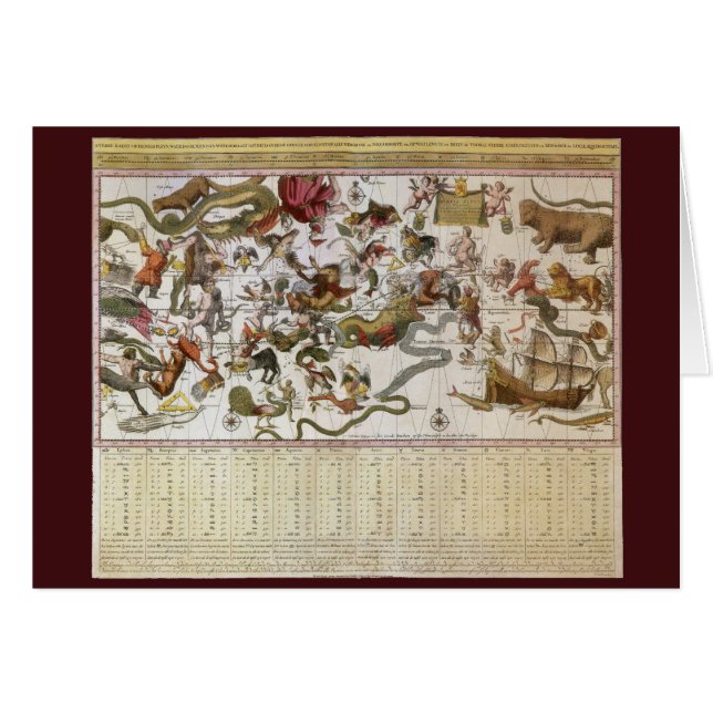 Estrella de constelación vintage de Backer y Broen