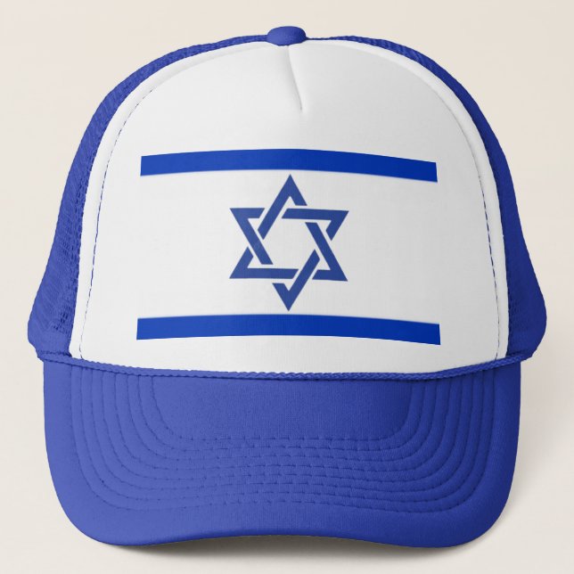 Estrella de David, Bandera de Israel, Gorra de bol (Anverso)