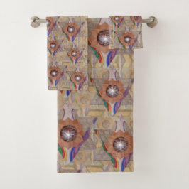 'Estrella de David' en cuero y gamuza