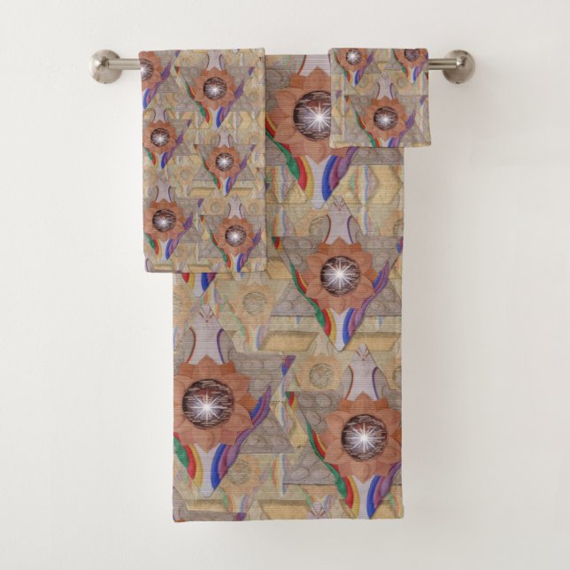 'Estrella de David' en cuero y gamuza (In situ)