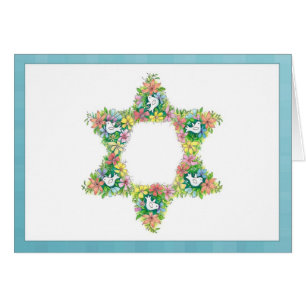 Estrella de David floral