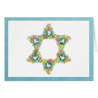 Estrella de David floral