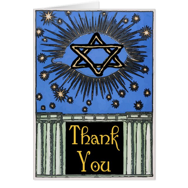 Estrella de David, gracias (Frente)