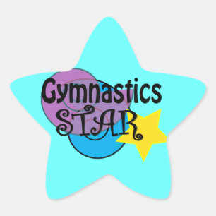 Estrella de Gimnasia Pegatinas para gimnastas