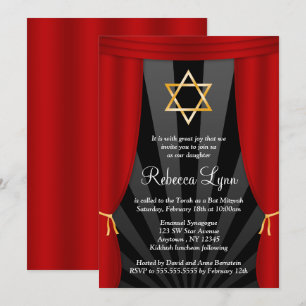 Estrella de Hollywood de las invitaciones de David