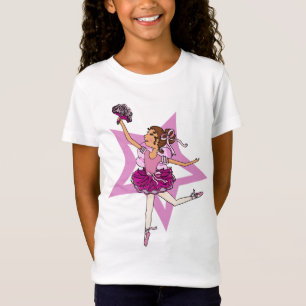 Estrella de la bailarina en rosa con el top del