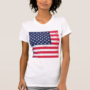 Estrella de la bandera patriótica de las camisetas