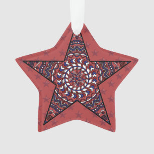 Estrella de la Independencia Ornamento Acrílico