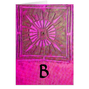 ESTRELLA DE LA MAÑANA Rosa, Fuchsia Negro, Monogra