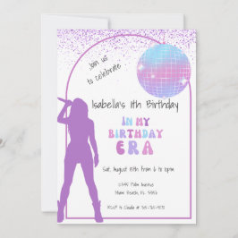 Estrella De La Música En Su Invitación De Cumpleañ