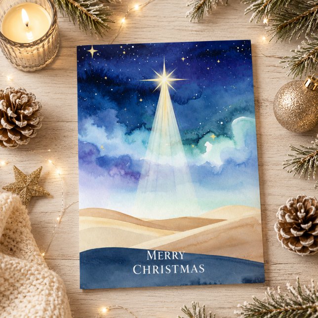 Estrella de la noche de Belén Feliz Navidad  (Subido por el creador)