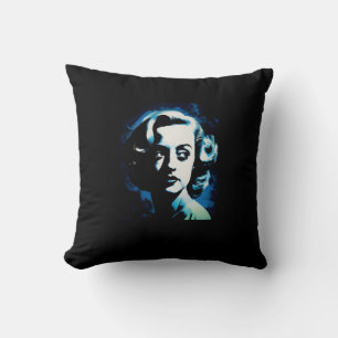 Estrella de la película Bette Nior Cojín decorativ