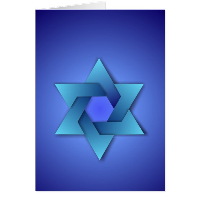 Estrella de la tarjeta de David (Frente)