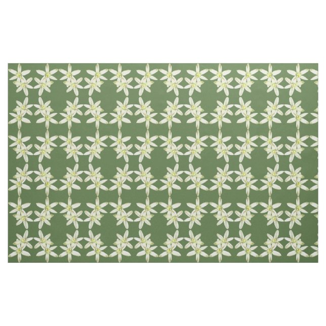 Estrella de la tela de las flores de Belén ("Cuarto gordo" (fat quarter))