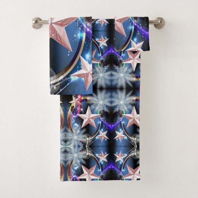 Estrella de los juegos de toallas de baño (In situ)