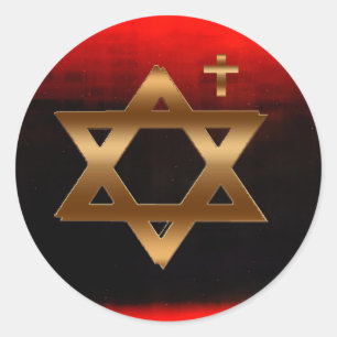 Estrella de los pegatinas de David