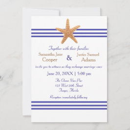 Estrella de Mar Náutica - Invitación de Boda