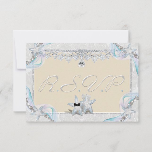 Estrella de mar y diamantes RSVP (Anverso)