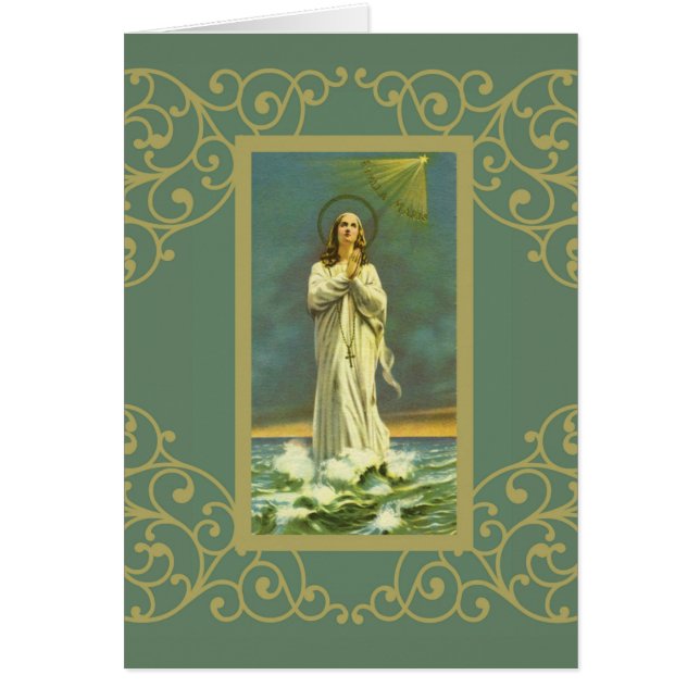 Estrella de Maria del saludo del rosario de la (Frente)