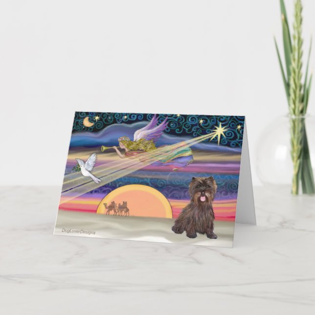 Estrella de Navidad - Cairn Terrier (atigrado) (Anverso)