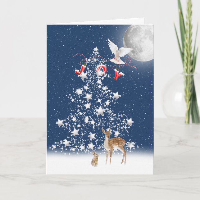 Estrella de Navidad con JOY y paloma (Anverso)