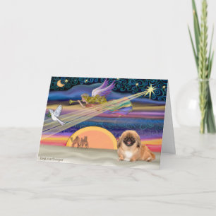 Estrella de Navidad - Pekinés #1(rojo)