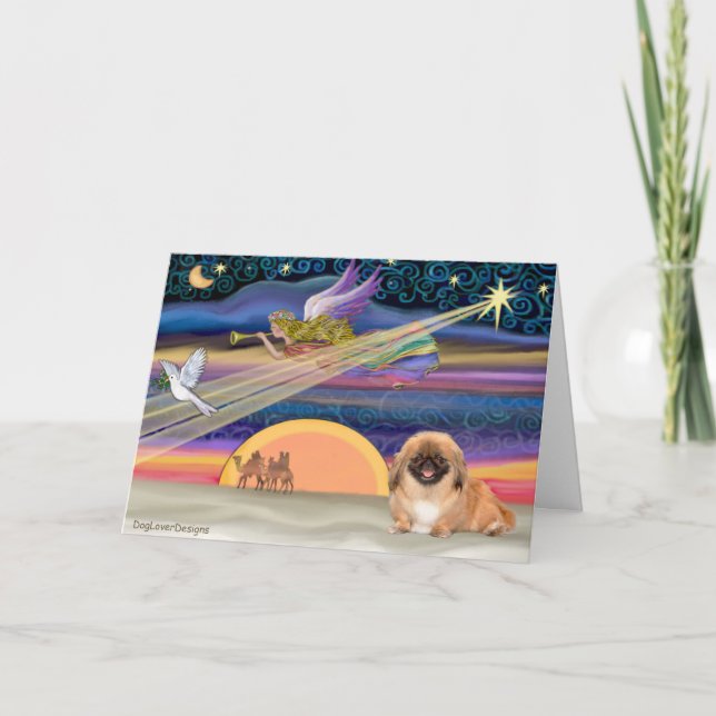 Estrella de Navidad - Pekinés #1(rojo) (Anverso)