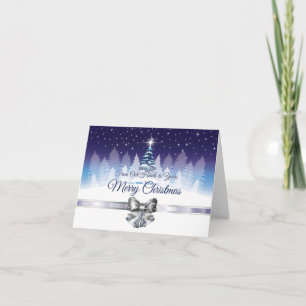 Estrella de Navidad Victoriana Tarjeta Plegable