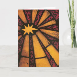 Estrella de navidades - Tarjeta