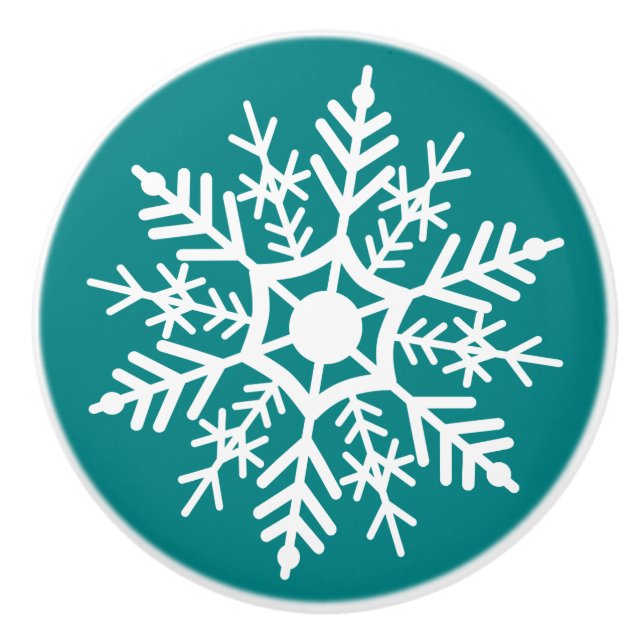 Estrella de nieve - Pomo de cajón (Anverso)