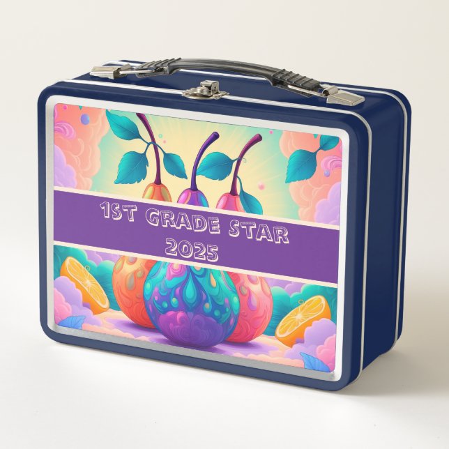 Estrella de pera colorida de primer grado 2025 (Anverso)