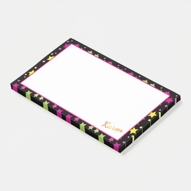 Estrella de personalizable publica nota de IT para (En perspectiva)