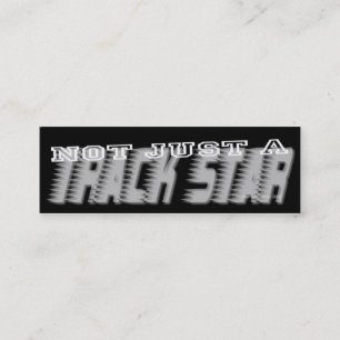 Estrella de pista - Tarjeta personal de medios soc