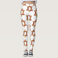 estrella de pizza de leggings david