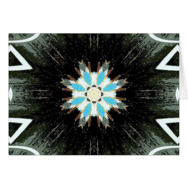 estrella de plumas azules (Anverso (Horizontal))