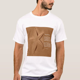 Estrella De Poema De Camisetas En La Arena De Lade