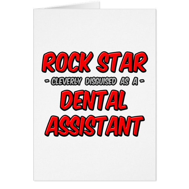 Estrella de rock... Auxiliar dental (Frente)
