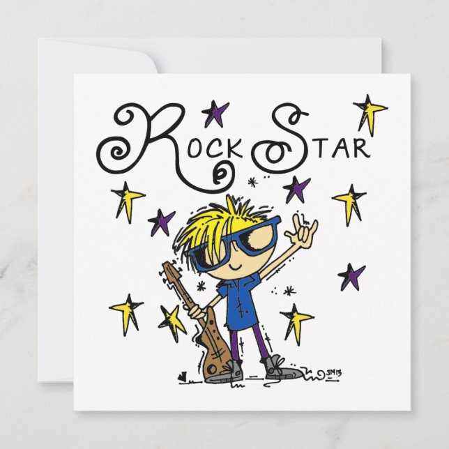 Estrella de rock de Blond Boy (Anverso)