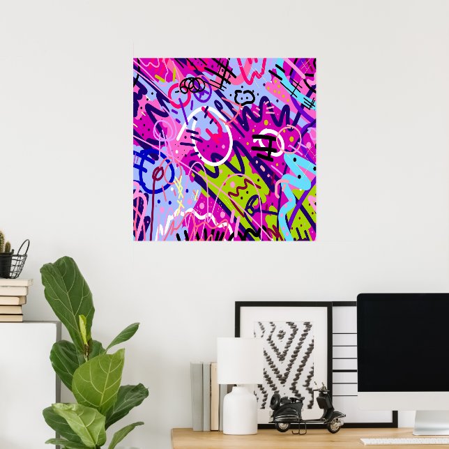 Estrella de salida: arte abstracto (Oficina en casa)