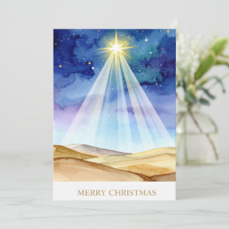 Estrella del cielo nocturno de Belén Feliz Navidad