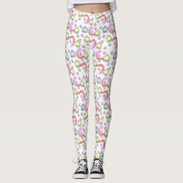 Estrella del malvavisco Kawaii Pastel Leggings
