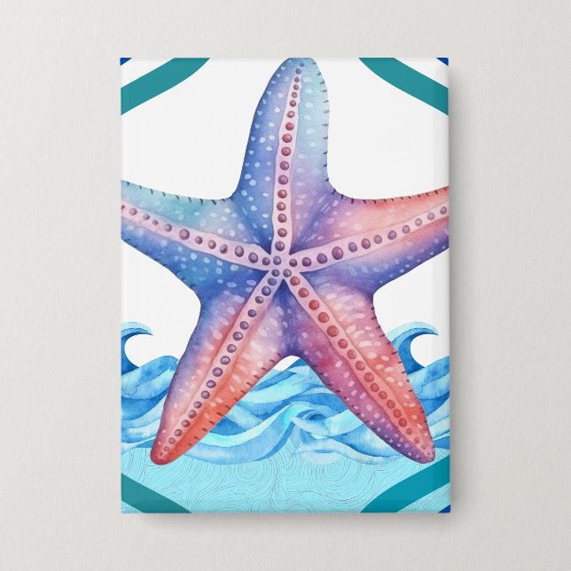 Estrella del mar en un botón (Anverso)