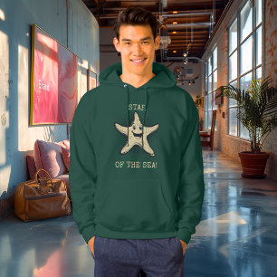 Estrella del Mar - Sudadera con capucha de estrell