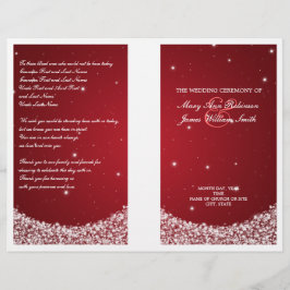 Estrella del programa de bodas Sparkle Red