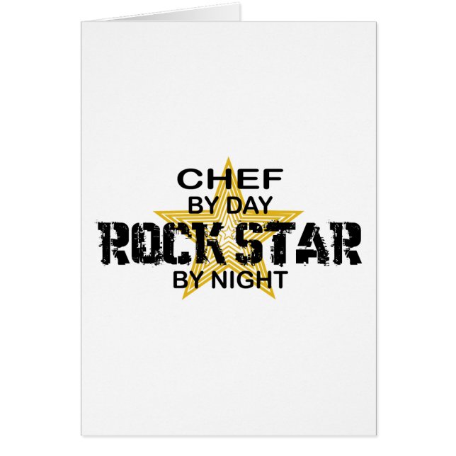 Estrella del rock del cocinero por noche (Frente)